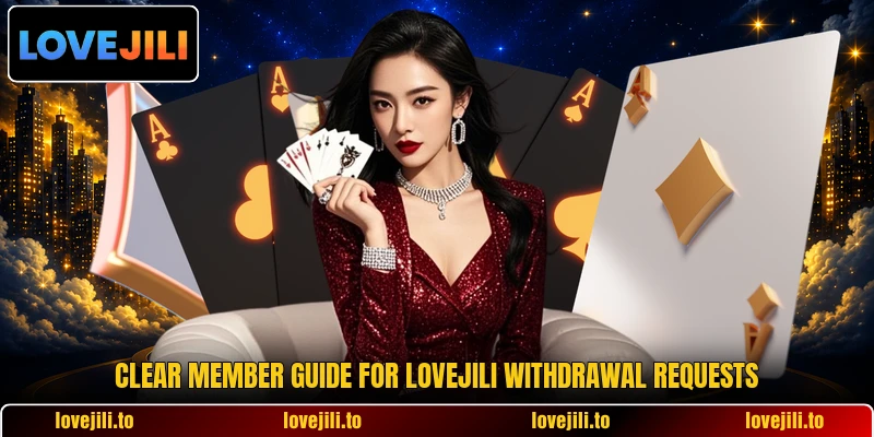 Clear member guide for LoveJili withdrawal requests Clear member guide for LoveJili withdrawal requests
