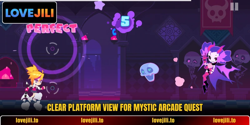 Clear platform view for Mystic Arcade Quest Clear platform view for Mystic Arcade Quest
