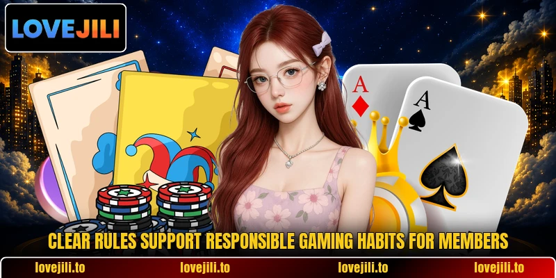 Clear rules support responsible gaming habits for members