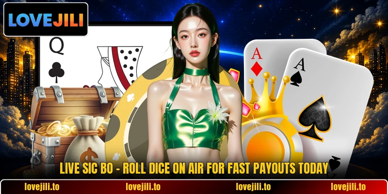Live Sic Bo - Roll Dice On Air For Fast Payouts Today