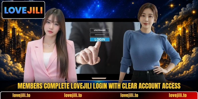 Members complete LoveJili login with clear account access Members complete LoveJili login with clear account access