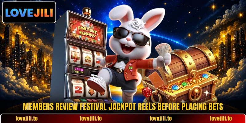 Members review Festival Jackpot Reels before placing bets Members review Festival Jackpot Reels before placing bets