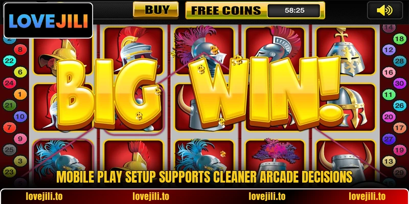 Mobile play setup supports cleaner arcade decisions
