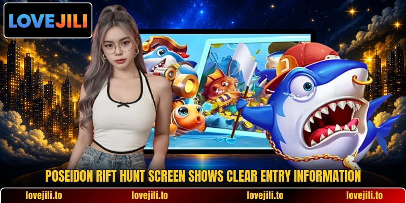 Poseidon Rift Hunt screen shows clear entry information Poseidon Rift Hunt screen shows clear entry information