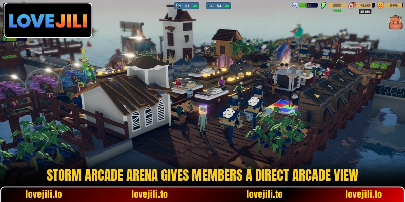 Storm Arcade Arena gives members a direct arcade view