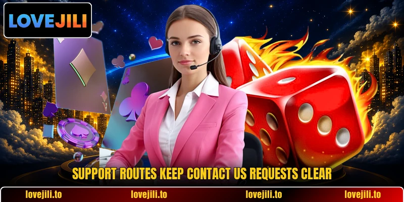 Support routes keep contact us requests clear Support routes keep contact us requests clear