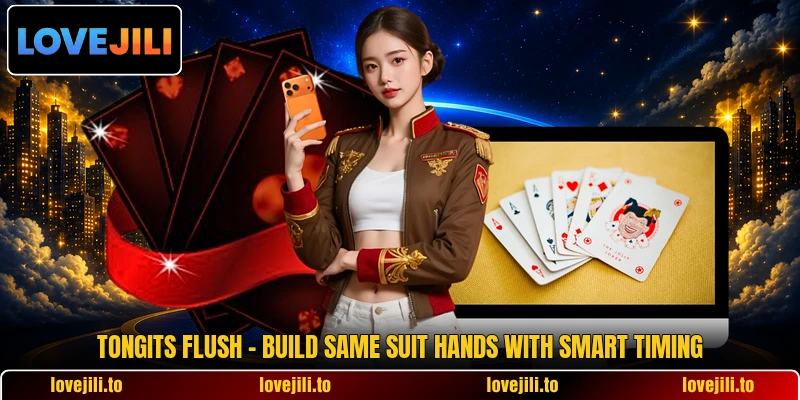 Tongits Flush - Build Same Suit Hands With Smart Timing